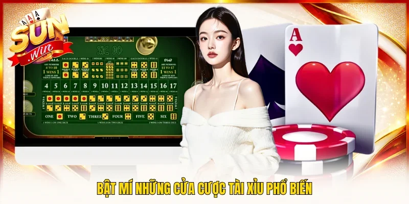 Bật mí những cửa cược tài xỉu phổ biến